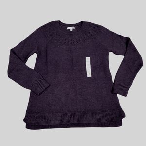 Purple Crewneck Sweater